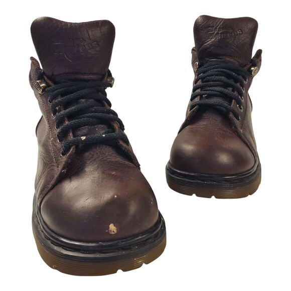 Vintage DR. MARTENS Boots 8542 Mens Size UK 7 US 8 Black Combat MADE IN ENGLAND main image 9